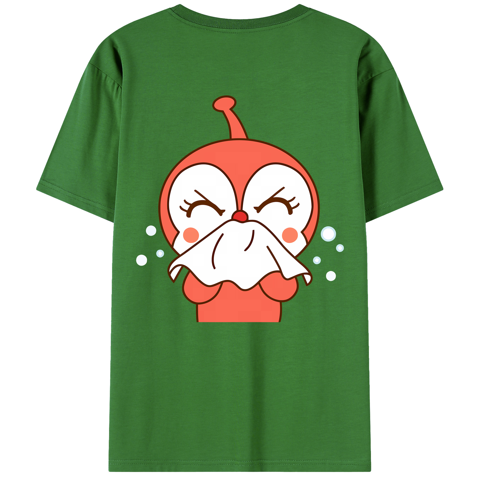 （画像用） アンパンマン Anpanman レディース半袖Tシャツ(バックプリント)